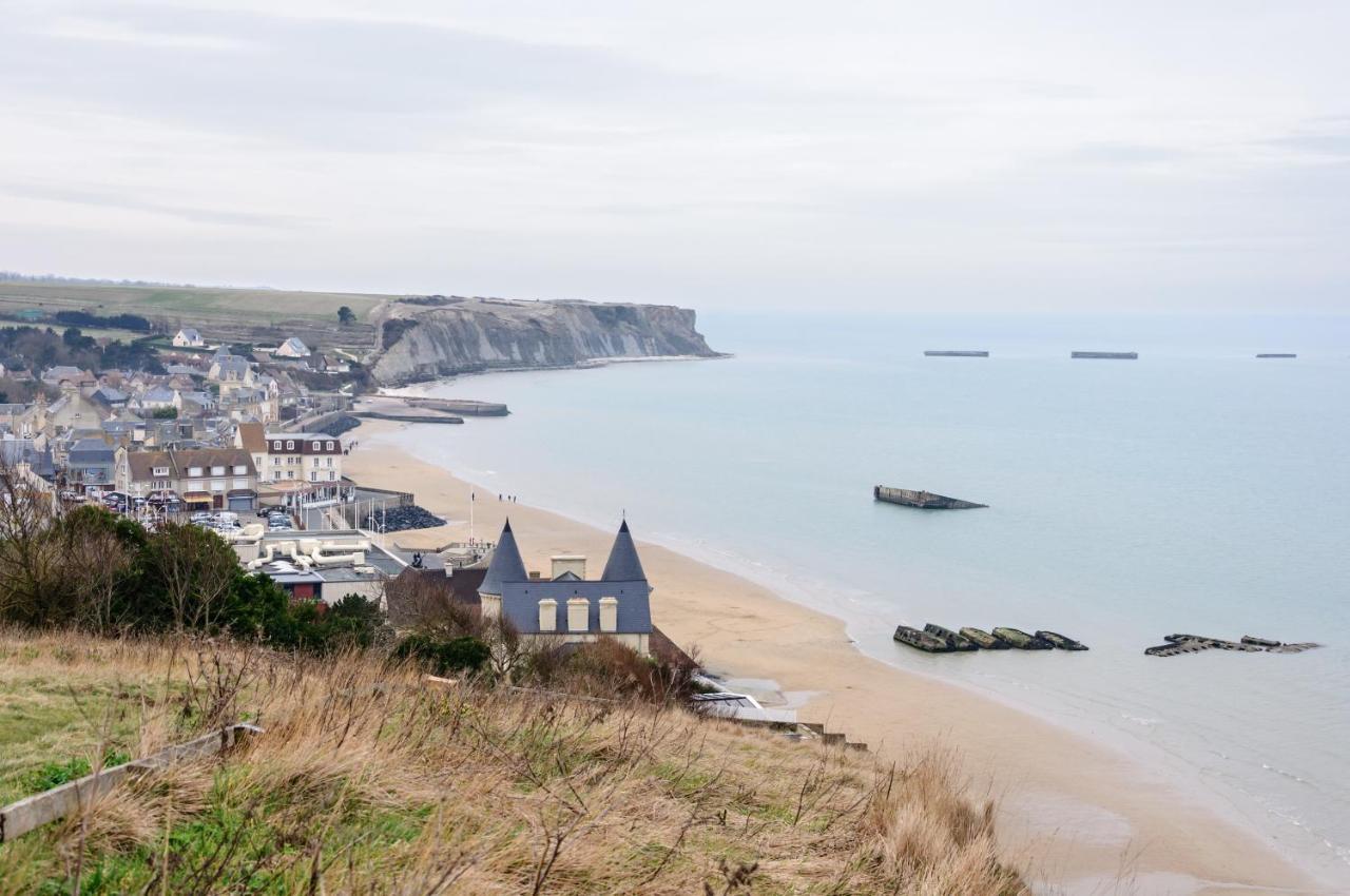Appartement En Front De Mer Avec Terrasse Et Vue Mer Arromanches-les-Bains Exterior foto